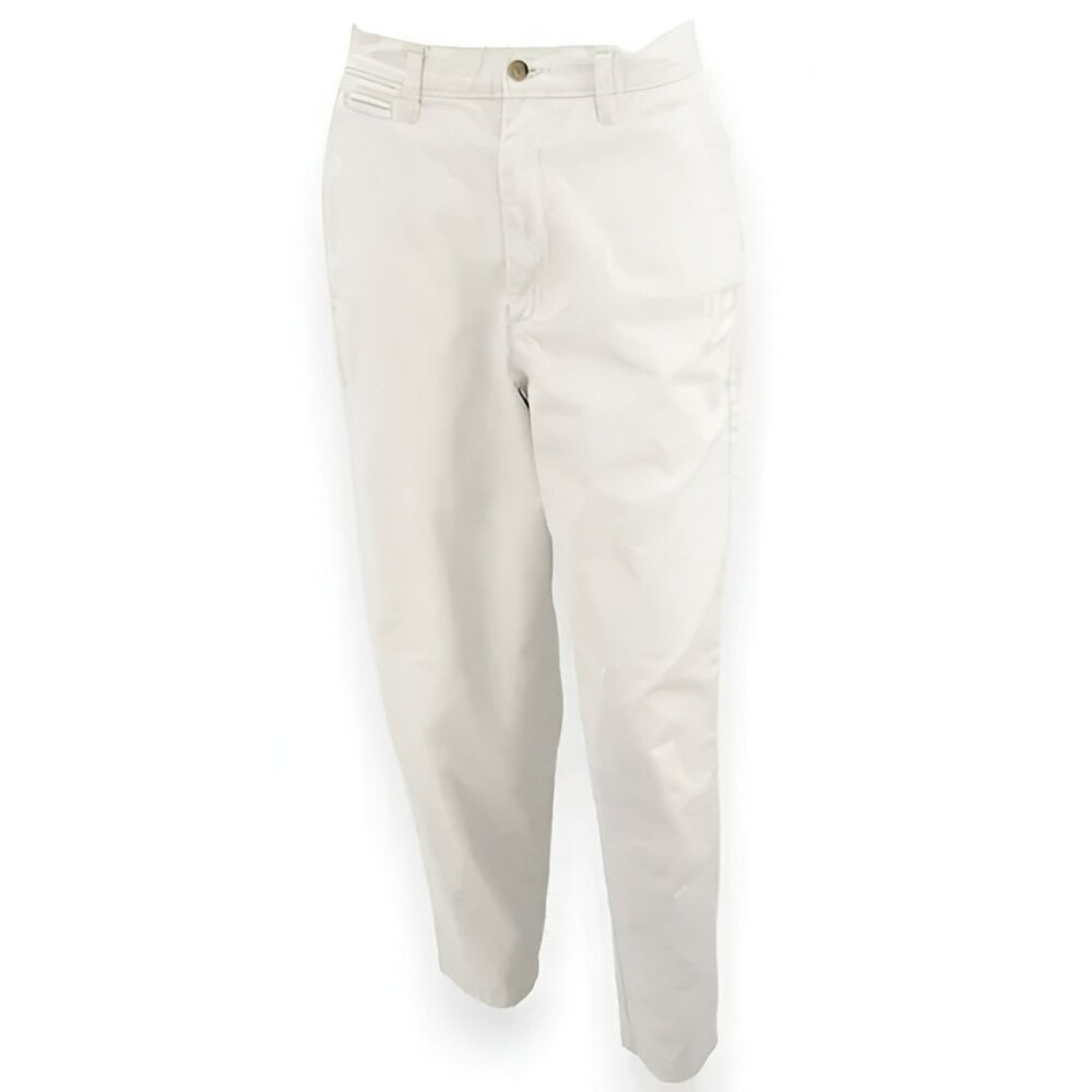 Vintage Y2K Dockers Beige Mom High Waist Baggy Wide Leg Tapered Chinos Pants 10